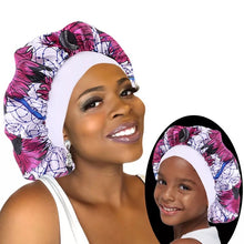 Load image into Gallery viewer, Mommy &amp; Me Satin Bonnet
